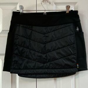 Smartwool Black Smartloft 60 Quilted Skirt Size S